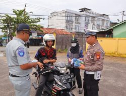 UPT PPD Samsat Jasa Raharja dan Polres Sintang Gelar Operasi Zebra Kapuas 2024