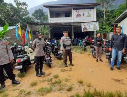 Polres Sintang Kawal Kampanye Salah Satu Paslon Bupati dan Wakil Bupati Sintang