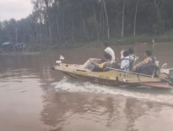 Kapolres Pimpin Patroli Perairan Sungai Melawi dan Kapuas