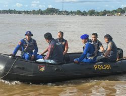 Polres Sintang Melaksanakan Patroli Gabungan di Wilayah Perairan