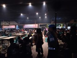 Gelar Patroli: Polres Sintang Tertibkan Café Yang Beroperasi Hingga Larut malam