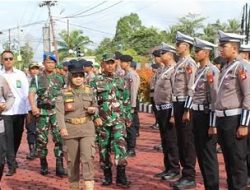 Satpol PP Sintang Ikuti Apel Gelar Pasukan Operasi Zebra Kapuas 2025 Menjelang Ops Lilin Kapuas