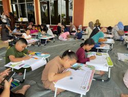 Anak-Anak Sintang Antusias Ikuti Lomba Menggambar dan Mewarnai Bertema “Pangan Lokal dari Alamku”