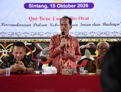 Sintang Lepas 57 Anggota Kontingen Pesparani II Kalbar Menuju Pontianak